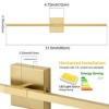 POWLIG 31.5-in Led Gold 5cct 24w Dimmable wall Sconce - 4 of 4