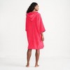 Lands' End Women's Terry 3/4 Sleeve Pullover Hooded Spa Robe - 2 of 4