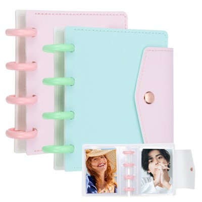 Unique Bargains PP Detachable Kpop Photocard Holder Book 1 Set/2 Pcs
