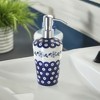 Blue Rose Polish Pottery B009 Manufaktura Soap Dispenser - 2 of 2