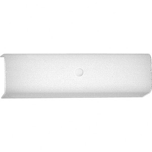 Progress Lighting, White Glass Collection, 2-Light Bath Bracket, Painted White, White Glass, Material: Steel, Finish Color: White - 1 of 2