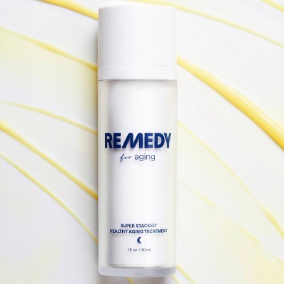 Remedy Skin Healthy Aging Serum with Retinol, Glycolic Acid, Niacinamide, Argireline for Fine lines, Wrinkles, Firmness and Elasticity - 1 fl oz
