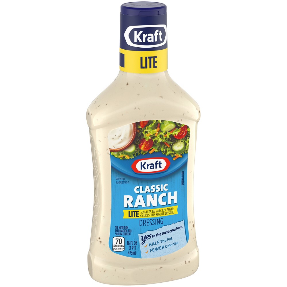 UPC 021000643530 product image for Kraft Classic Light Ranch Salad Dressing 16 oz | upcitemdb.com