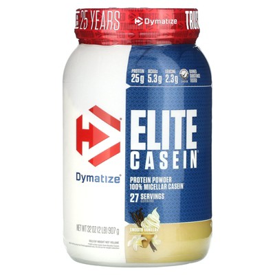Dymatize Elite Casein Smooth Vanilla -- 2 lbs