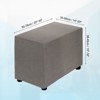 Unique Bargains Polyester Rectangular Stretchy Elastic Stool Cover - 2 of 4