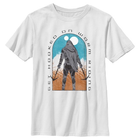 Boy's Dune Part Two Get Hooked on Worm Riding T-Shirt - image 1 of 4