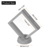 Unique Bargains Transparent PE Material Modern Elegant Floating Frame Display Holder Stand 4 Pcs - 2 of 4