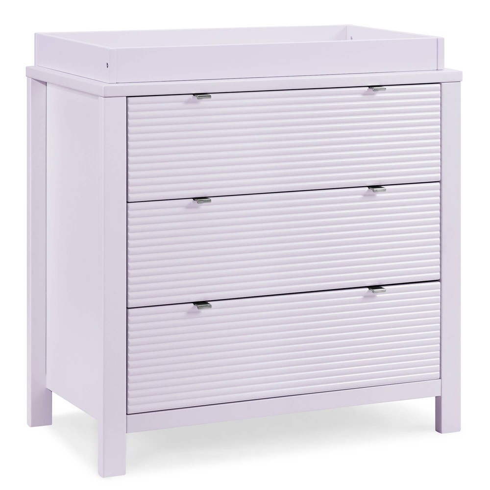 Photos - Dresser / Chests of Drawers Delta Children Cassie 3 Drawer Dresser with Changing Top - Greenguard Gold