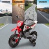 12V Kids Dirt Bike, Electric Ride on Motorcycle with Training Wheels - 4 of 4