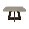 Rectangle Elodie Concrete/Oak Coffee Table Dark Gray - Armen Living - 3 of 4