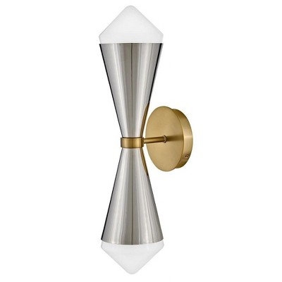 Lark Betty 2 - Light Sconce in  Polished Nickel/Lacquered Brass