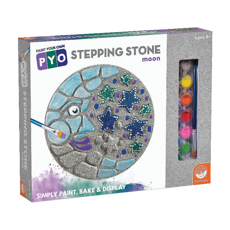 MindWare Paint Your Own Stepping Stone: Moon And Stars - Creative Activities -14 Pieces, 2 of 5