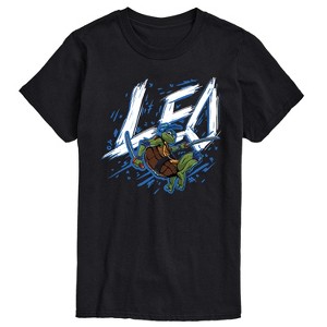 Men's - Teenage Mutant Ninja Turtles Mutant Mayhem - Sketch Leo Short Sleeve Graphic T-Shirt - 1 of 4