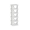 VECELO 4/5/6 Tier Vertical Narrow Shoe Rack, Freestanding Shoe Racks, Skinny Shoe Shelf, Compact Shoe Organizer for Small Spaces, Gray - 4 of 4