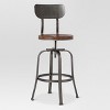 Dakota Adjustable Wood Seat Barstool  - Threshold™ - image 4 of 4