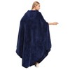 Catalonia Fleece Wearable Blanket for Adult Women Men, Travel Wrap Blanket Cape with Pocket |Warm, Soft, Cozy, Snuggly, Comfort Gift, No Sleeves - 4 of 4