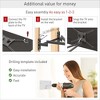 Barkan 13" - 90" Full Motion, Dual Arm TV Wall Mount - Extension, Swivel & Tilt - 4 of 4