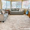 Hauteloom Liveri Abstract Blue Area Rug - 2 of 4