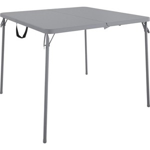 Cosco XL Fold-in-Half Card Table -  38.50" x 38.50" in Gray - 1 of 3