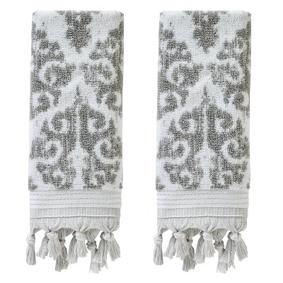 2pc Casual Monogram 'x' Hand Towels - Skl Home : Target