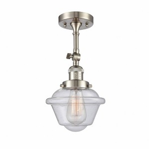 Oxford - 1 Light Semi-Flush Mount In Traditional Style-12.5 Inches Tall and 7.5 Inches Wide - 1 of 1
