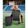 VEVOR Football Blocking Dummy, 24x16 in Blocking Pads, Kick Shield Pad with Handles, High-Density Sponge Tackle Dummies, 2PCS, Black - 3 of 4
