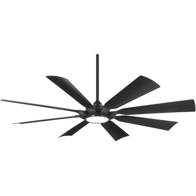 65" Minka Aire Future Coal LED Outdoor Ceiling Fan with Remote