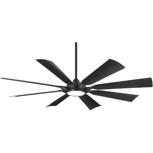 65" Minka Aire Future Coal LED Outdoor Ceiling Fan with Remote - 1 of 4