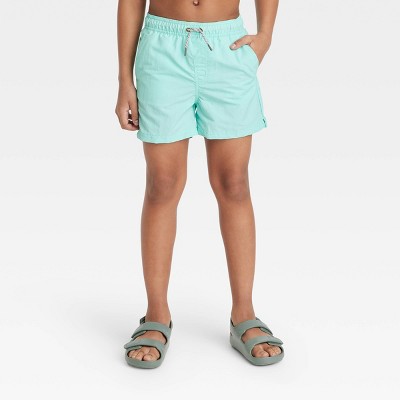 Photo 1 of Boys' Solid Swim Trunks - art class™ Light Blue