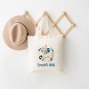 City Creek Prints Teacher Stuff Collage Canvas Tote Bag - 15x16 - Natural - 2 of 2