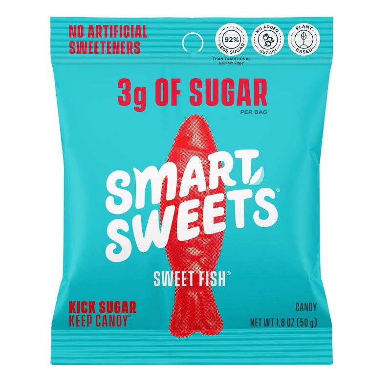 SmartSweets Sweet Fish Soft and Chewy Candy - 1.8oz, 1 of 12