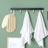 Unique Bargains Bath Shower Gloves 8.66"x7.09" Orange 1 Pc - 3 of 4