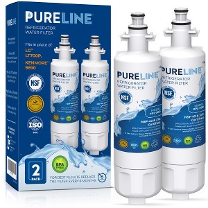 PureLine replacement for LG LT700P Refrigerator Water Filter, LG ADQ36006101, Kenmore 469690, Kenmore Elite 9690 and FML-3 (2 Pack) - 1 of 4