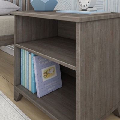 Clay Classic Wood Nightstand with Shelves for Kids