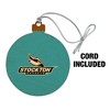 Stockton University Primary Logo Wood Christmas Tree Holiday Ornament - 2 of 4