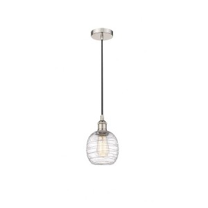 Belfast - 1 Light Cord Hung Mini Pendant In Industrial Style-9.75 Inches Tall and 6 Inches Wide - 1 of 1
