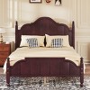 KWPZQEB Platform Bed Frame with Headboard and Wooden Slats Support, Vintage Wooden Bed Frame, No Box Spring Needed, Easy Assembly - 2 of 4