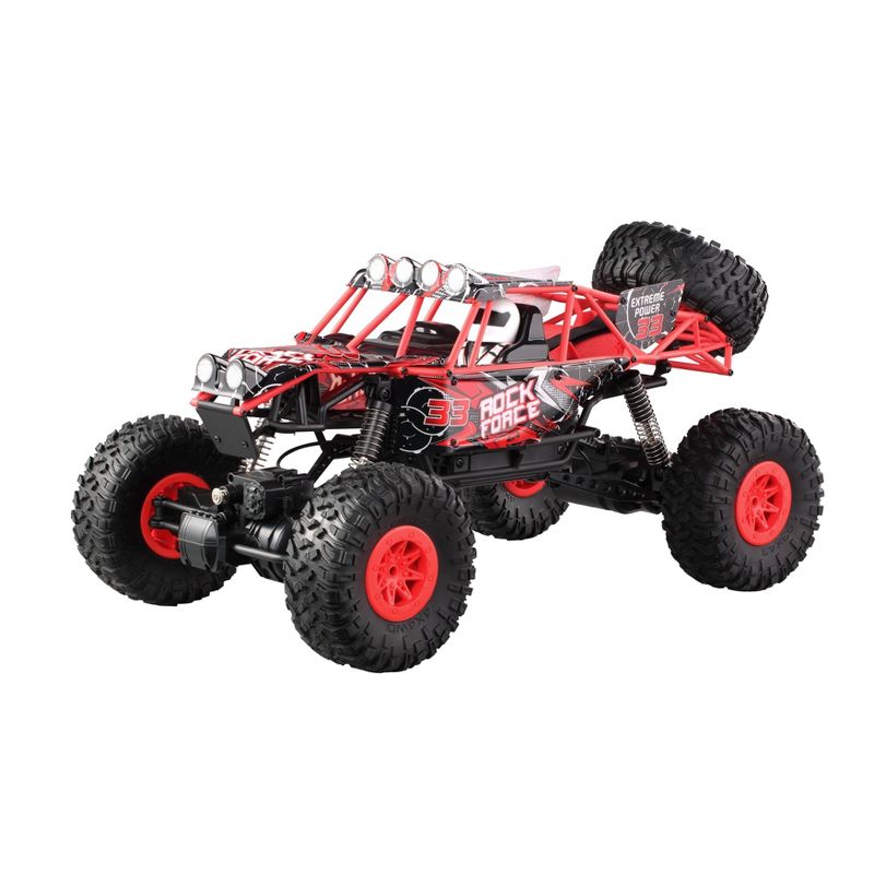 Power Craze Rock Force 4x4 RC Buggy 1:10 Scale - Red, 1 of 11