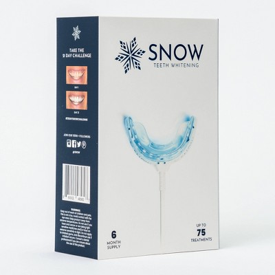 Snow All-in-One Teeth Whitening At Home System Gift Set - Safe for Sensitive Teeth, Braces, Bridges, Crowns, Caps & Veneers