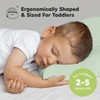 KeaBabies Jumbo Toddler Pillow with Pillowcase, 14X20 Soft Organic Toddler Pillows for Sleeping, Kids Travel Pillow - 2 of 4