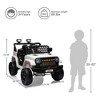 12V Ride On Car for Kids Electric Vehicle Toddles Battery Powered Truck Car Toy with Remote Control - 2 of 4