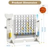 LOVSON 4-to-Score Giant Game Set, featuring Giant Connect the Dots, Basketball Hoop, Ring Toss, and Golf Game, suitable for indoor ,outdoor use,white - 3 of 4