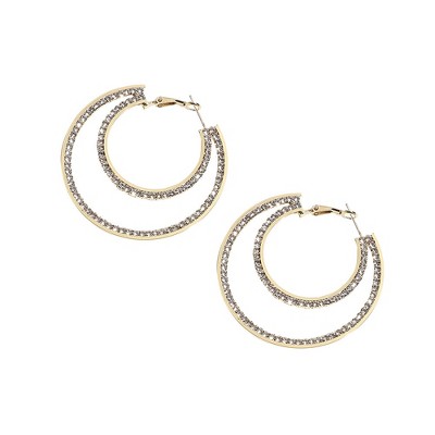 SOHI Women's California Gold Casual Hoop Earrings