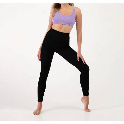Women's Graphite Crinkle Full Length Leggings - Bloch
