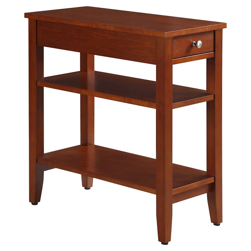 American Heritage 3 Tier End Table with Drawer - Breighton Home, 1 of 12