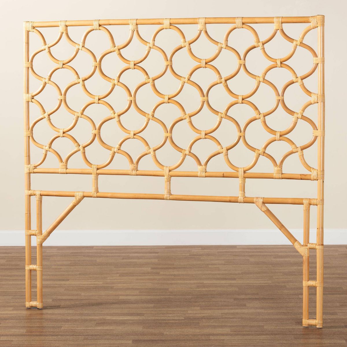 bali & pari Kalcya Rattan Standalone Headboard Light - thumbnail 2