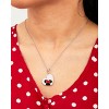 Disney Minnie Mouse Stainless Steel Crystal Heart Necklace - 2 of 4