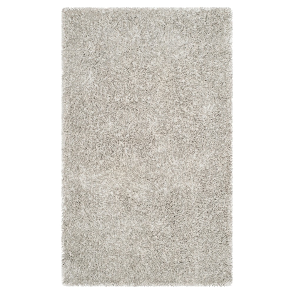 3'x5' Toronto Shag Rug Light Gray - Safavieh