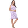 Casual Nights Women's Super Soft Yummy Nightshirt, Short Sleeve Nightgown, Night Dress with Fun Prints & Patterns - 2 of 4