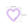 Unique Bargains Metal Heart Shape Handbag Spring Buckle Snap Hook Clip 15 Pcs - 2 of 4